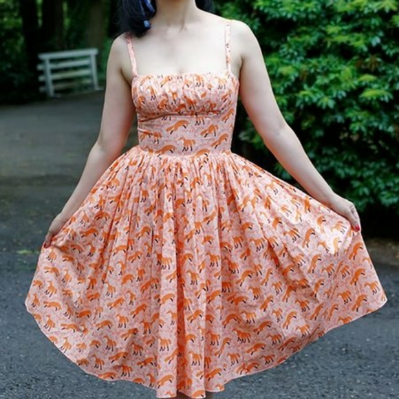 Bernie Dexter Dresses & Skirts - Bernie Dexter Fox Print Dress